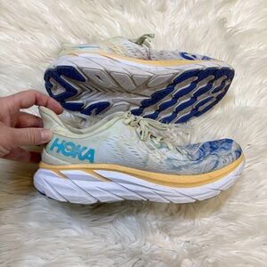 Hoka One One Multicolor Together Clifton 8 Running Walking Shoes Women’s 8.5B